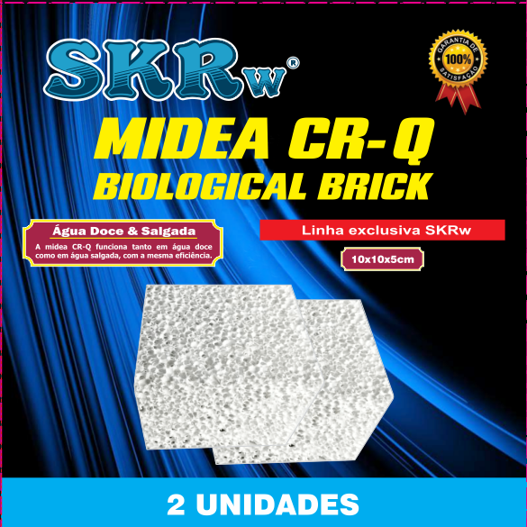 MIDEA CR-Q BIOLOGICAL BRICK SKRw 10X10X5CM 2 UN.
