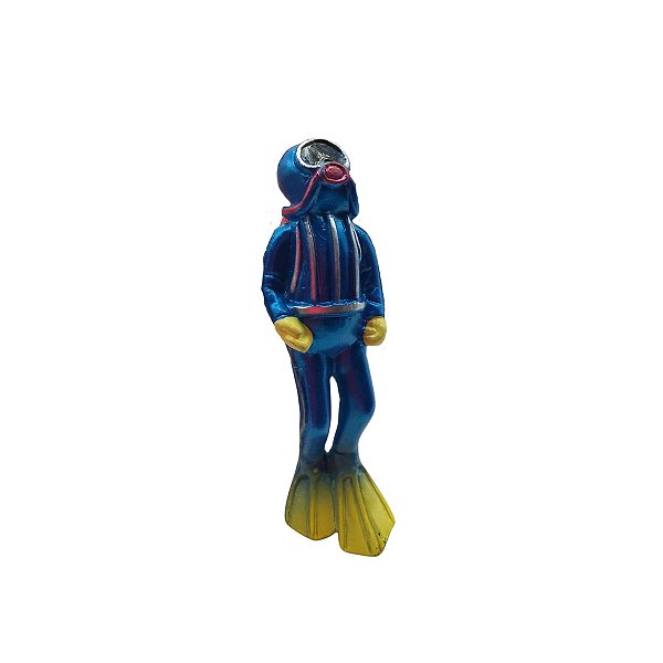 ENFEITE MERGULHADOR FLUTUANTE PROFISSIONAL AZUL SKRw