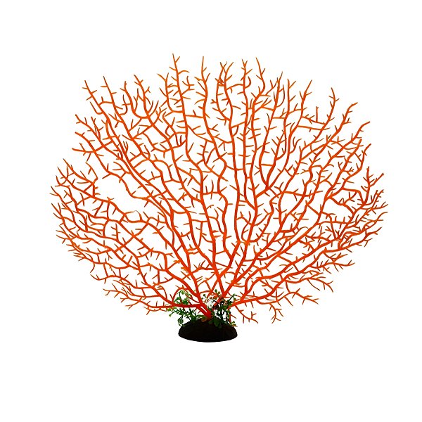 PLANTA ARTIFICIAL CORAL LARANJA 30X25CM SKRw