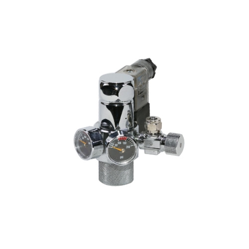 ISTA REGULADOR CO2 MEDIDOR VERTICAL SOLENOID I-579