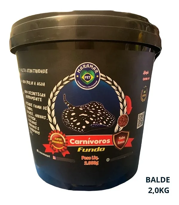 MARAMAR CARNIVOROS DE FUNDO 2.000 GR PELLET - G -