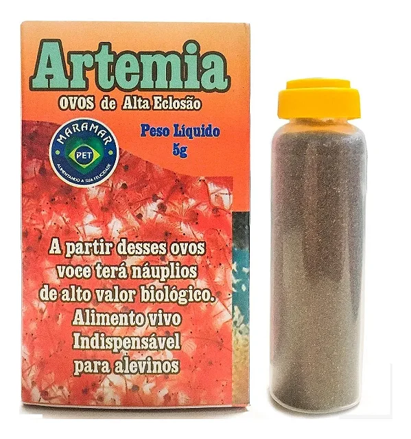 MARAMAR OVO ARTEMIA C/ CASCA ALTA ECLOS 5G
