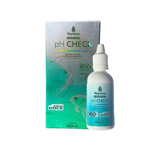 POYTARA CHEMICALS PH CHECK 20ML - TESTE DE PH
