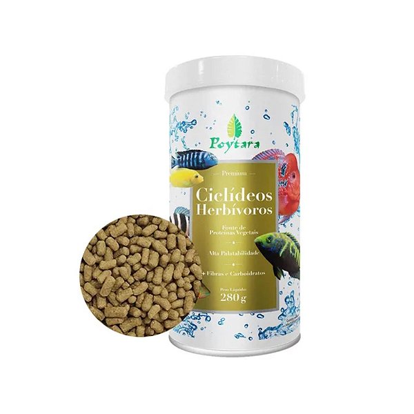 POYTARA CICLIDEOS HERBIVOROS 280G