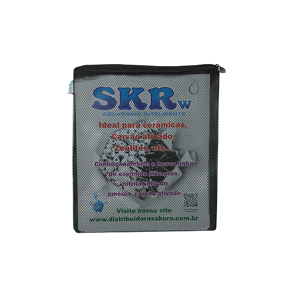 SKRw BOLSA MAT.FILT. FP-05 28X32CM MALHA FINA PRETA