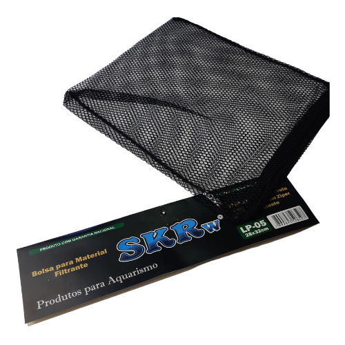 SKRw BOLSA MAT.FILT. LP-05 28X32CM MALHA LARGA PRETA