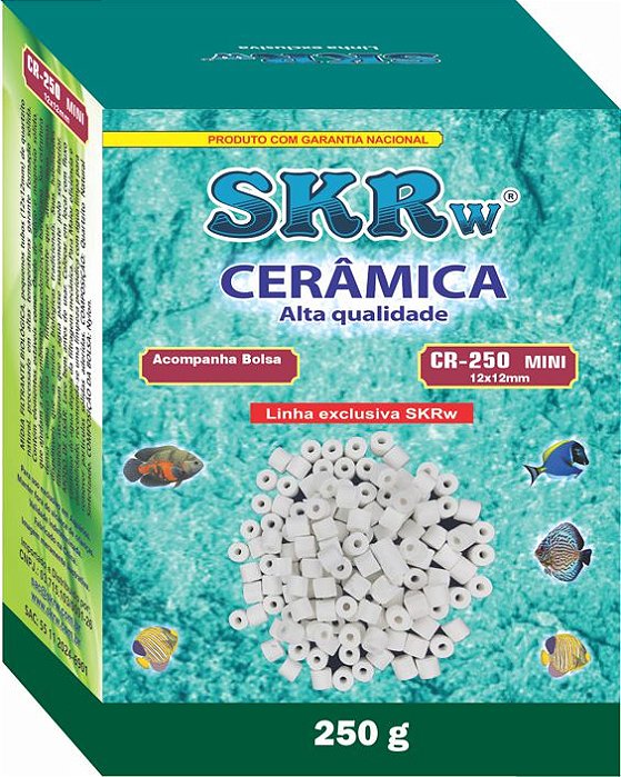 SKRw CERAMICA CILINDR.12X12 + BOLSA CR- 250G MINI