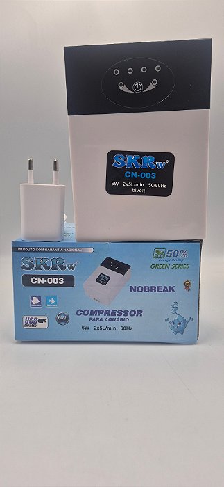 SKRw COMPRESSOR NOBREAK RECARREGAV. CN-003 6W 2X5L