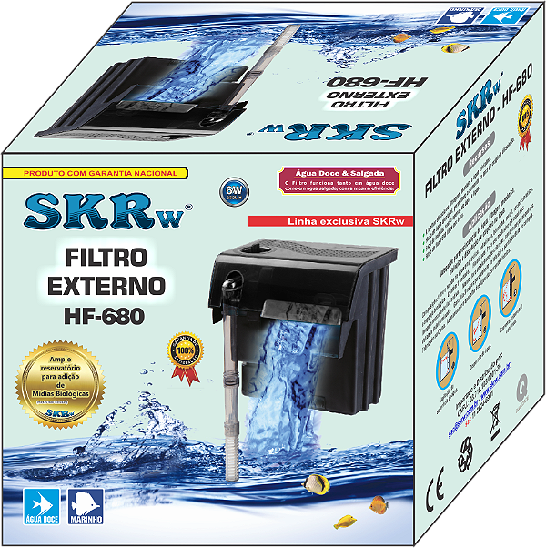 SKRw FILTRO EXTERNO HF- 680 680L/H 220V
