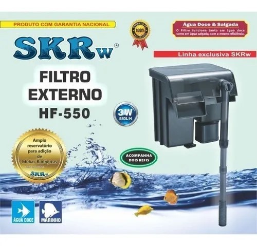 SKRw FILTRO EXTERNO HF- 550 550L/H 127V