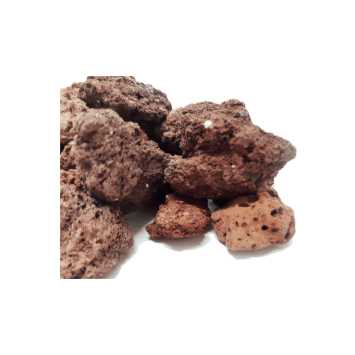 SKRw LAVA ROCK CASCALHO RED 10 A 20MM 1 KILO