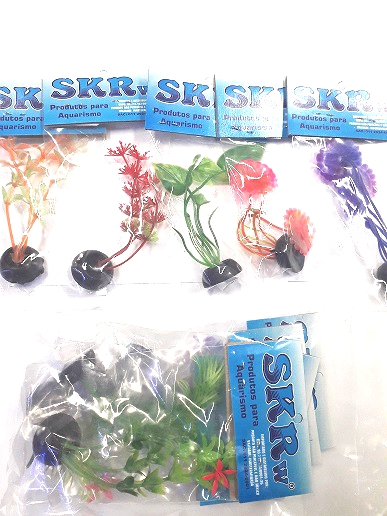 SKRw PLANTA ARTIFICIAL - X 301 A 317 - COM 10 UNIDADES VARIADAS