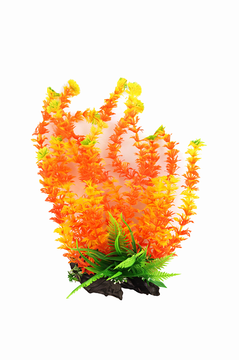 SKRw PLANTA ARTIFICIAL G-1510 38X18M LARANJA/VERDE