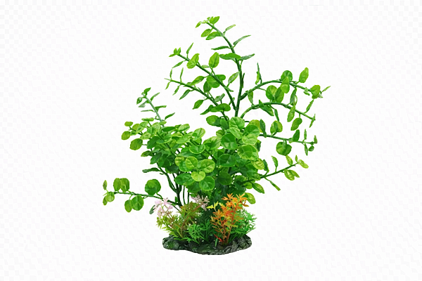 SKRw PLANTA ARTIFICIAL K-712 12X28CM VERD/FOLH.RED