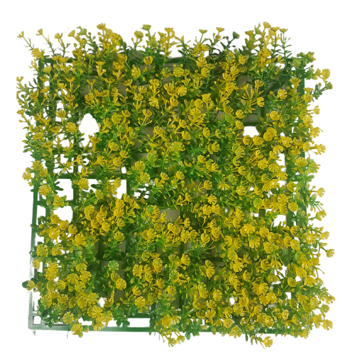 SKRw PLANTA ARTIFICIAL L-205 PLACA 25X25CM VD/AMAR