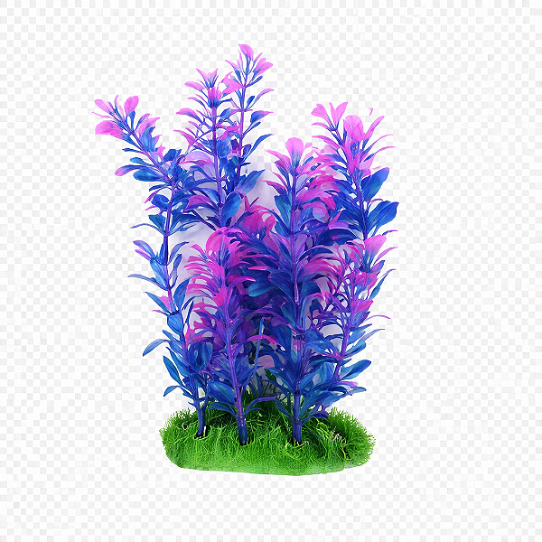 SKRw PLANTA ARTIFICIAL LX-M 802 10X22 CM ROSA/AZUL