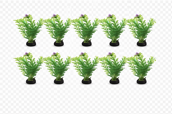 SKRw PLANTA ARTIFICIAL LX-S 301 10CM C/ 10 UNID