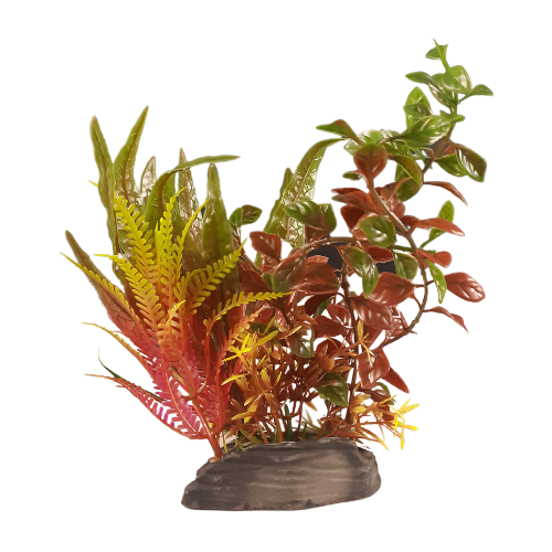 SKRw PLANTA ARTIFICIAL M-741 21CM VERM/VERD/ANAREL