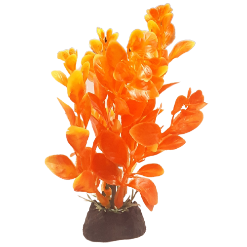 SKRw PLANTA ARTIFICIAL S-406 13CM - LARANJA/AMAREL