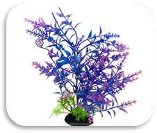 SKRw PLANTA ARTIFICIAL T 521 12X22CM AZUL/ROSA