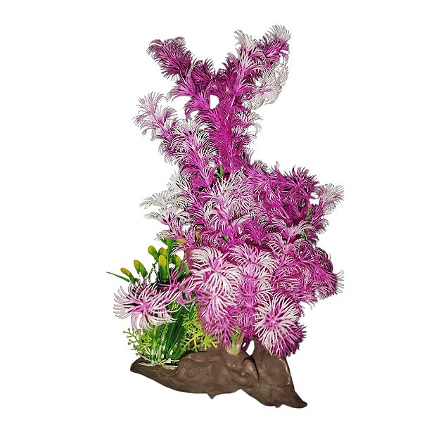 SKRw PLANTA ARTIFICIAL T 817 15X30CM ROSA/BRANCA