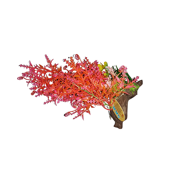 SKRw PLANTA ARTIFICIAL T 819 15X30CM LARANJA/ROSA