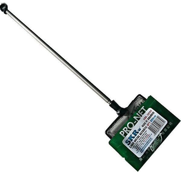 SKRw REDE P/ AQUARIO CABO METAL RETRATIL Nº1 8X6CM