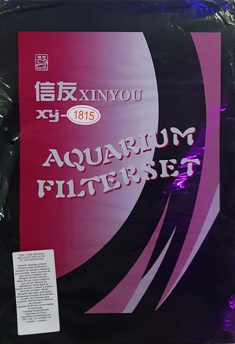 XINYOU ESPONJA BIO. 50PPI PRETA XY-1815 90X30X2CM