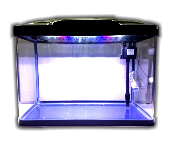 SKRw AQUARIO C-500L BOMBA, ILUMINAÇÃO, FILTRAGEM 48X31X48 60LT PRETO