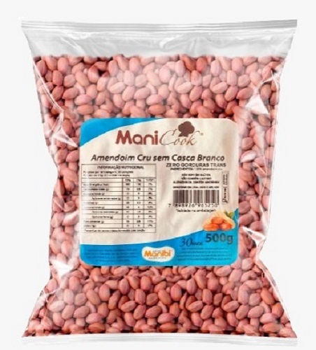Amendoim Cru Sem Casca Branco Graúdo Runner Premium 500g