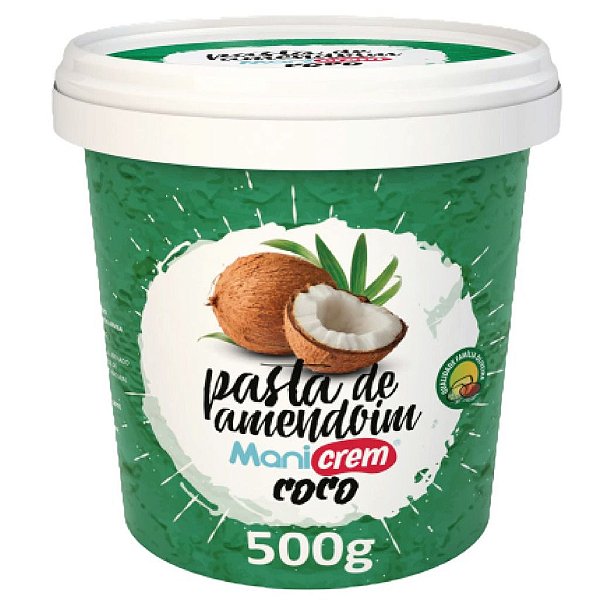 Pasta de Amendoim Sabor Coco Manicrem 500g