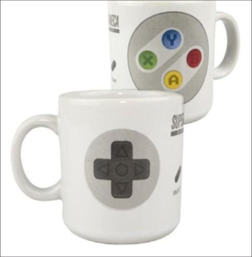Caneca Gamer Controle Super Nintendo Namorados Crianças