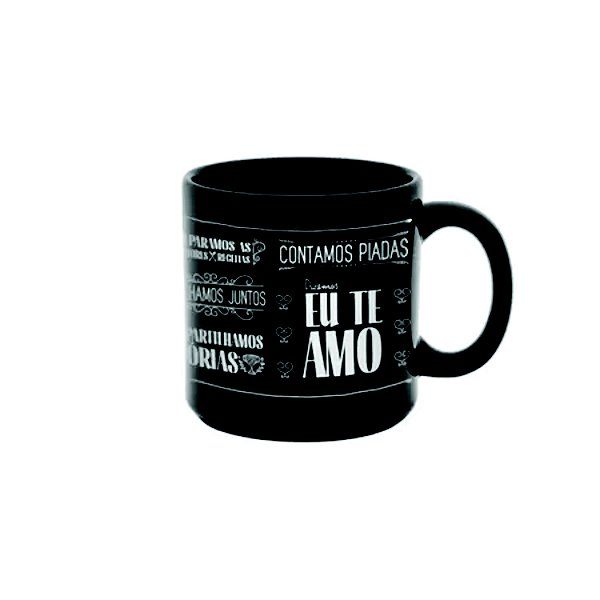 Caneca Preta Regras da Casa Masterchef