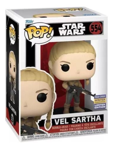Boneco Funko Pop! Star Wars Vel Sartha 554 Original