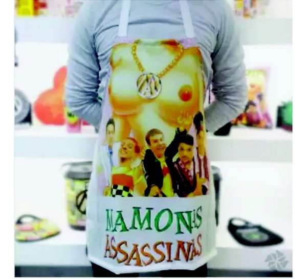 Avental de Cozinha Divertido Mamonas Assassinas Capa do CD