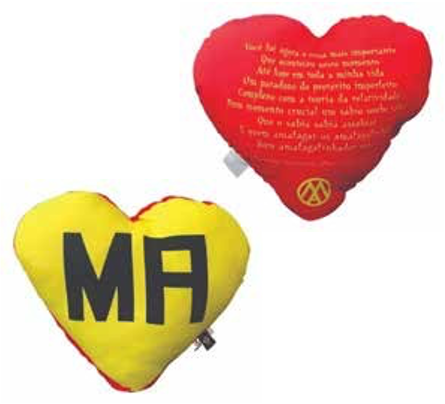 Almofada Formato Em Coração Mamonas Assassinas Love