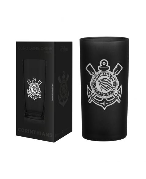 Copo Cylinder Long Drink Prime Corinthians 300ml