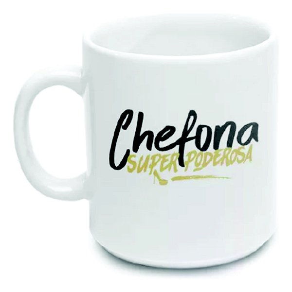 CANECA PORCELANA  SUPER PODEROSA CHEFONA