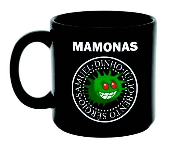 Caneca Preta Mamonas Assassinas Rock