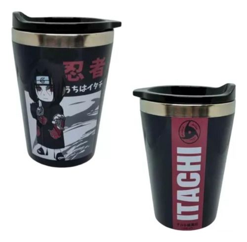 Mini Copo Térmico Viagem Naruto Itachi