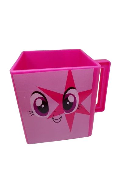 Caneca Quadrada My Little Poney Rosa