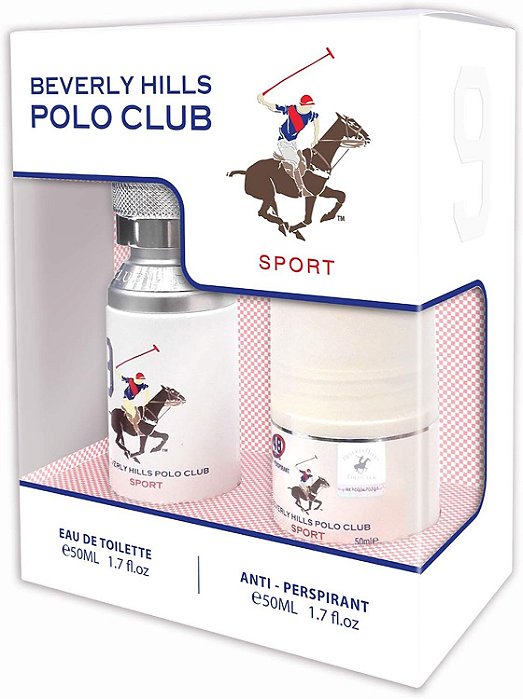 KIT PERFUME BEVERLY HILLS POLO CLUB SPORTS 9 MASC EDT 50ml + DESODORANTE 9 MASC 50ML