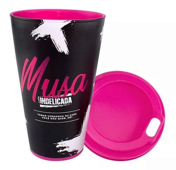 Copo Fun com tampa Musa Indelicada