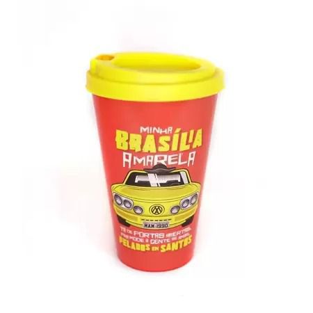 Copo Fun Mamonas Assassinas Brasilia Amarela
