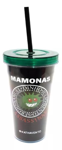 Copo Canudo Mamonas Rock