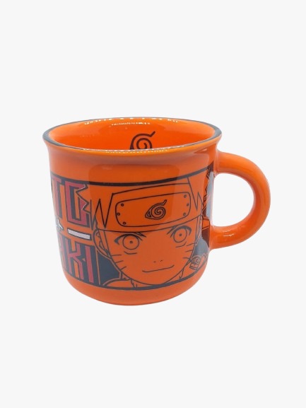 Caneca De Cerâmica Laranja Naruto Uzumaki