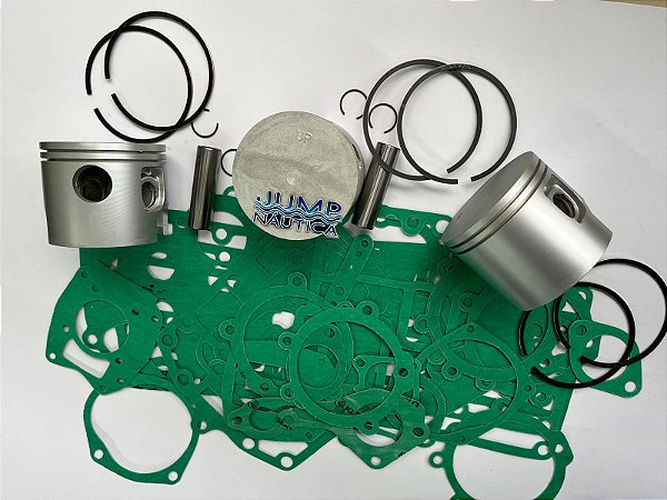 PISTAO MERCURY 75 - 90 3 CIL KIT SUPERIOR STD