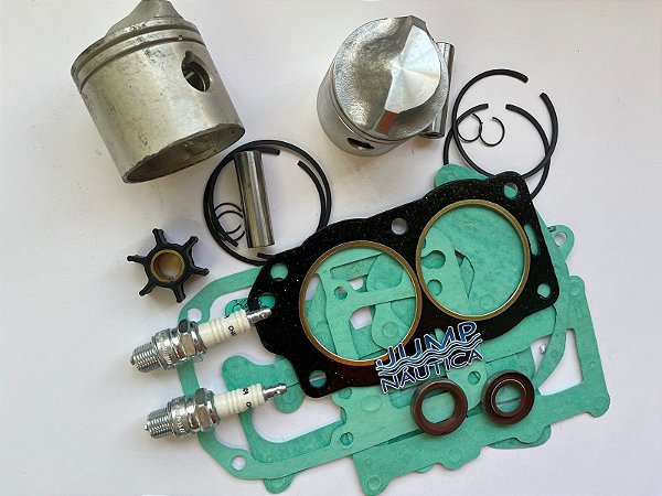 PISTAO JOHNSON 9.9 - 15 STD - KIT SUPERIOR ATÉ 92  86