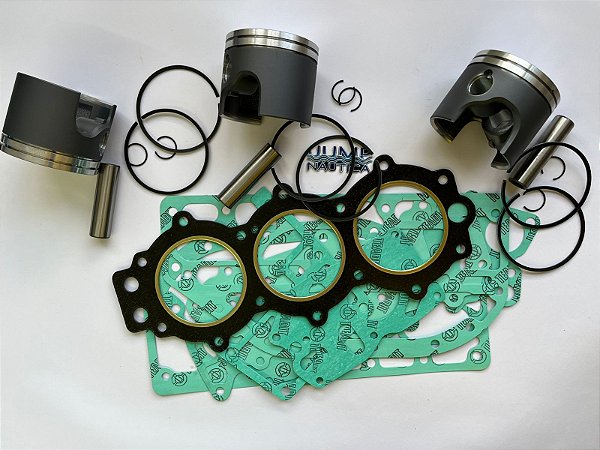 PISTÃO JOHNSON 70 3 Cil KIT MOTOR 0,30