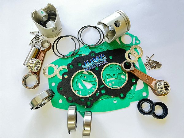PISTAO YAMAHA - 15 FMHS- 15 GM KIT MOTOR COMPLETO STD